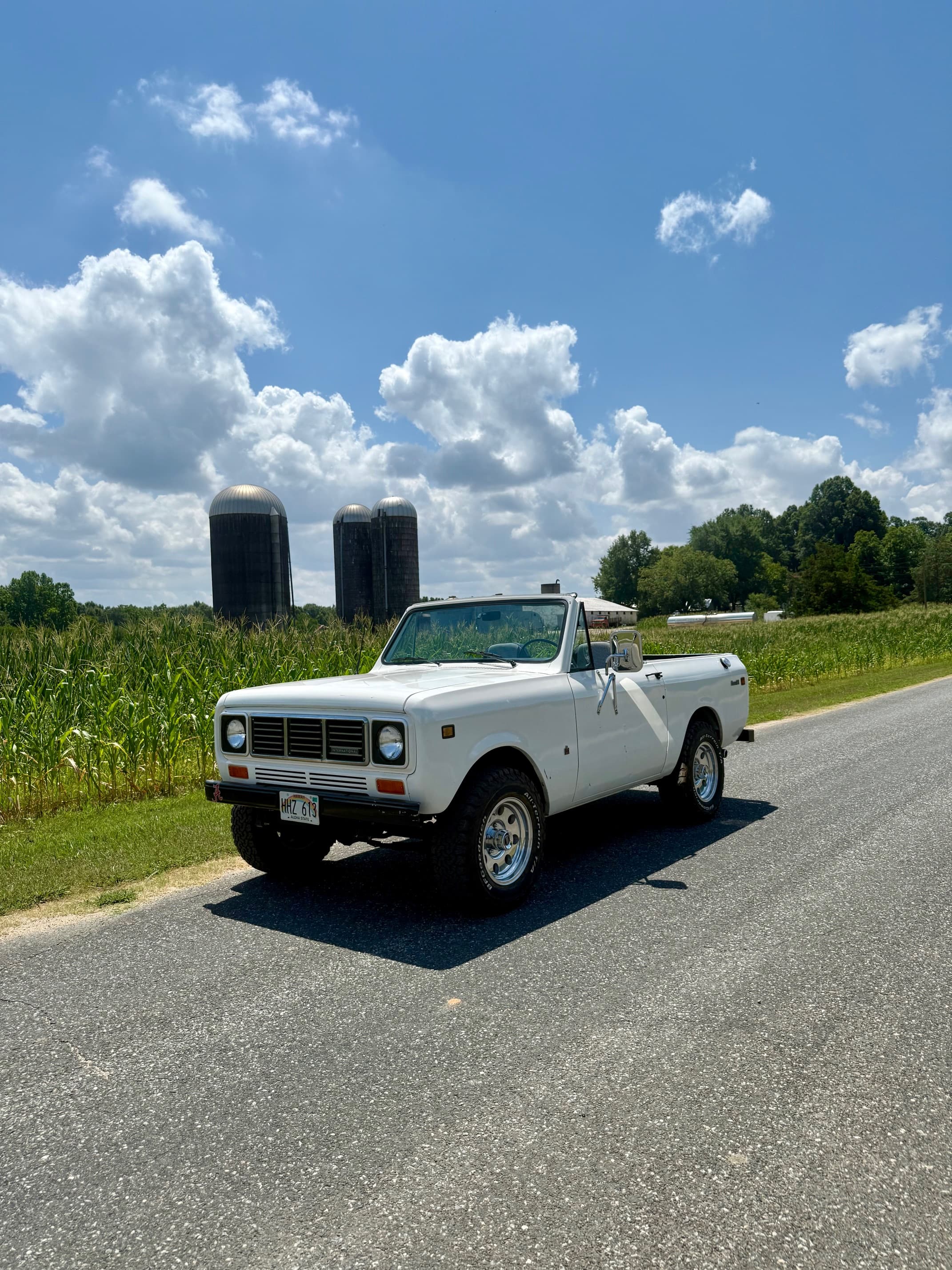 White International Scout convertible at SWR Automotive